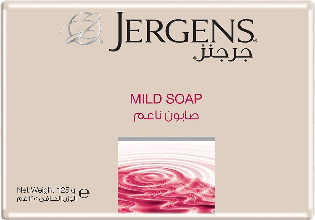Jergens soft soap 125 grams, natural and pure