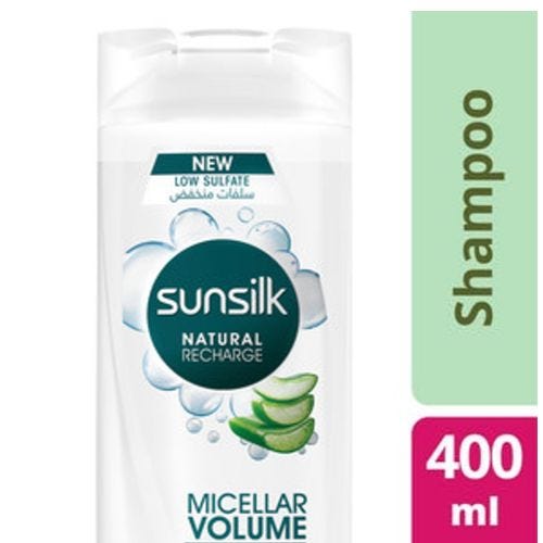 Sunsilk Natural Recharge Micellar Volume Shampoo 400 ml