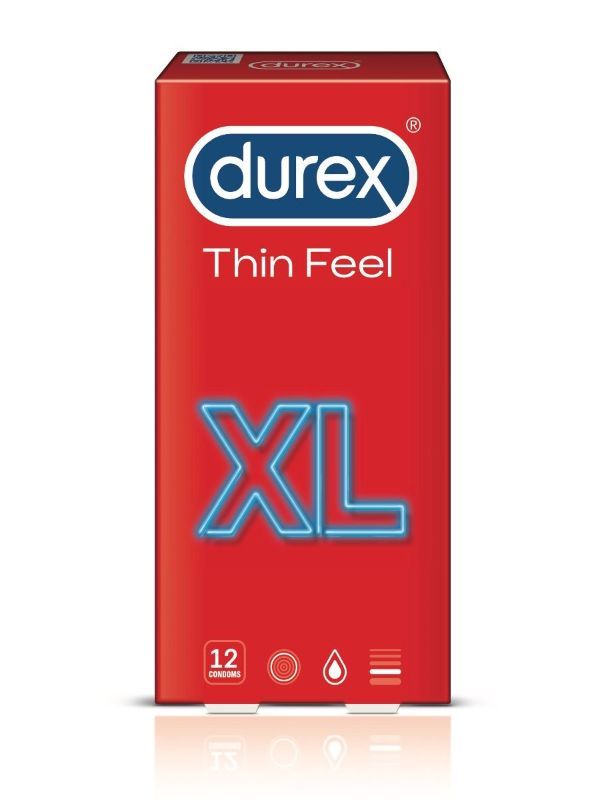 Durex Thin Feel XL Condoms - 12 Condoms