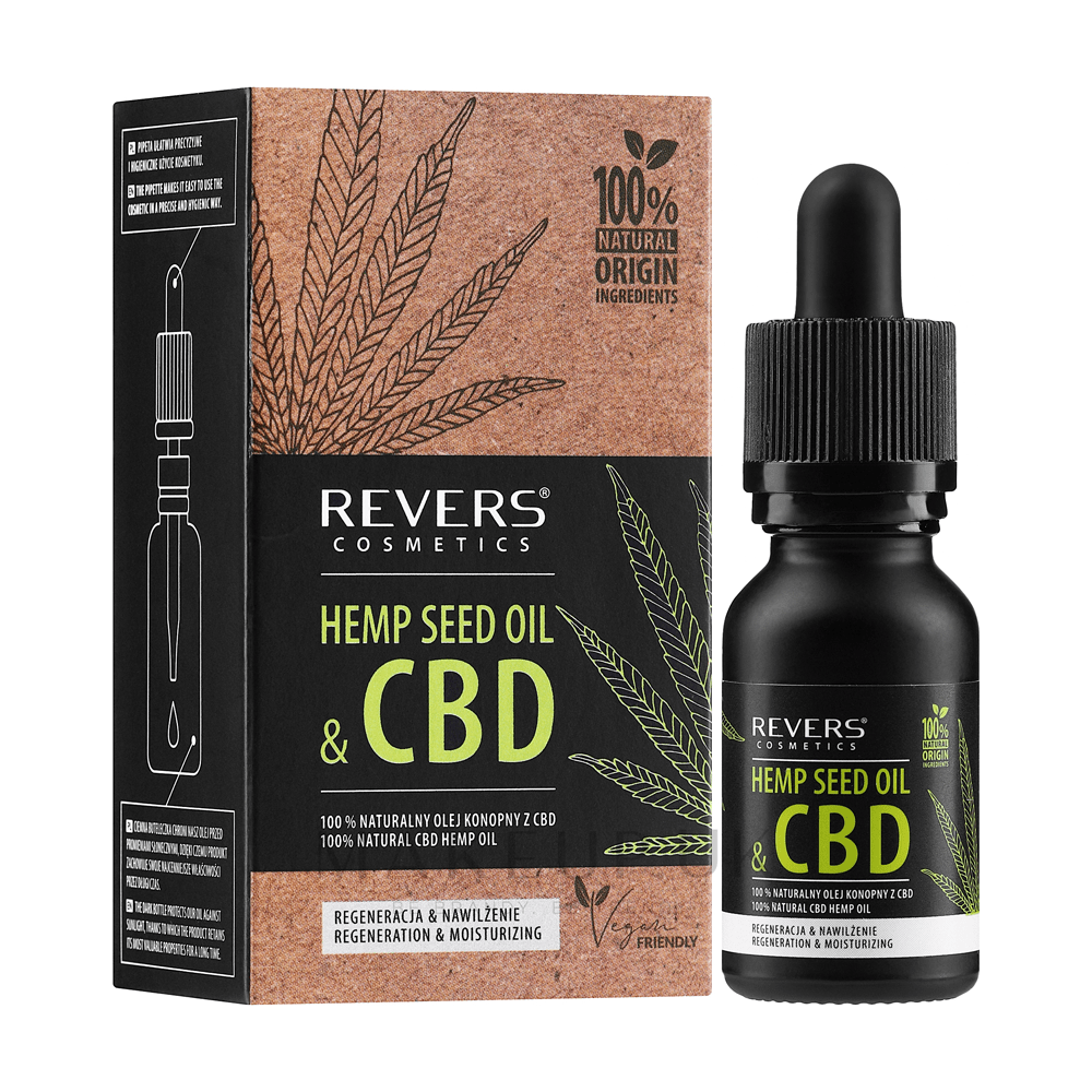 Rivers Natural Hemp Seed Oil 15 ml Concentrated for the skin