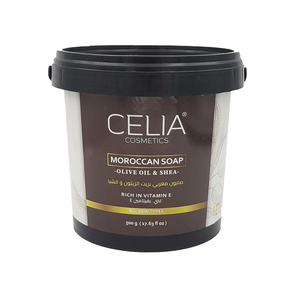 Celia Moroccan Soap 500g Shea and Olive Oil