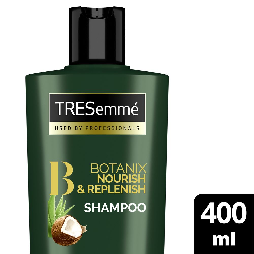 Tresemme Botanix Natural Nourish & Replenish Shampoo With Coconut Milk & Aloe Vera For Dry Hair 400ml