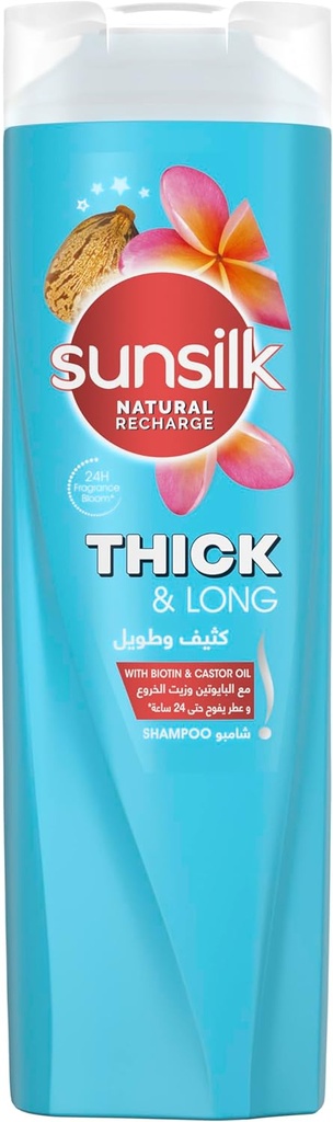 Sunsilk Noor Stars Shampoo Biotin & Castor Oil For Thick & Long Hair 400ml