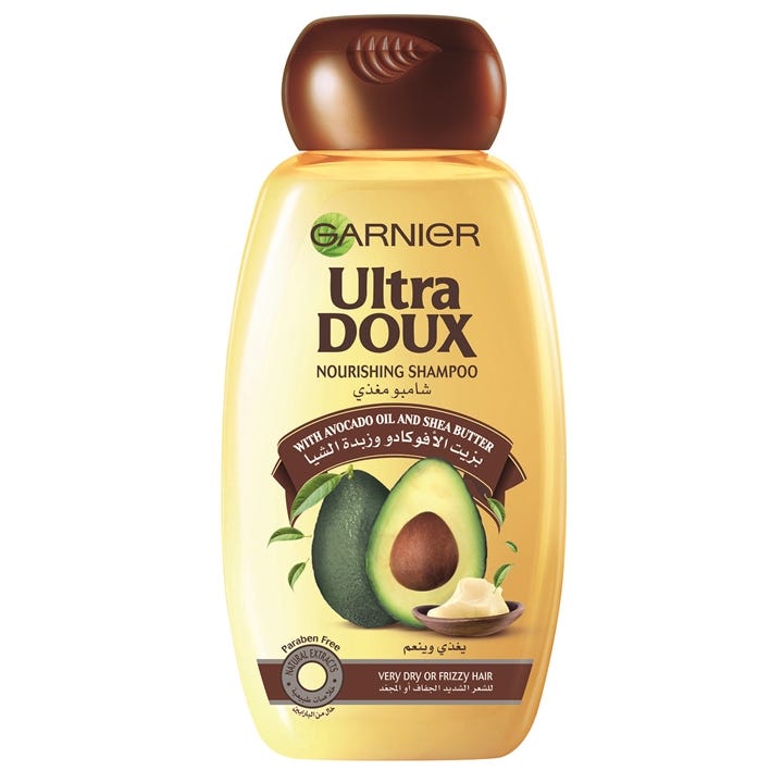 Garnier Ultra Doux Avocado Oil & Shea Butter Nourishing Shampoo 600 ml