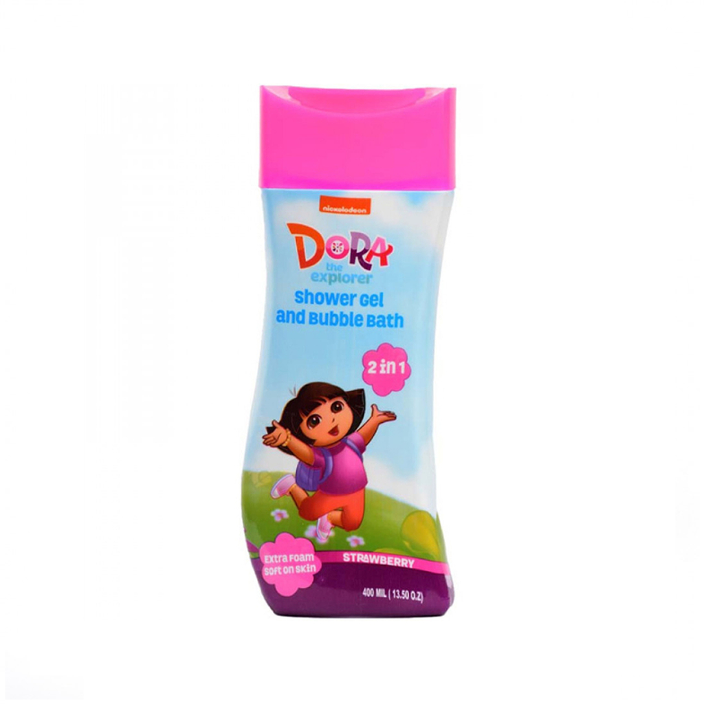 Nickelodeon Dora Shower Gel & Bubble Bath Extra Foam Soft on Skin - 400 ml