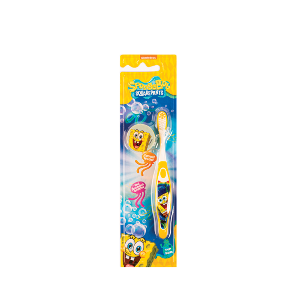 Nickelodeon Spongebob kids toothbrush with cover