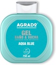 Agrado Aqua Blue Bath And Shower Gel 750 Ml