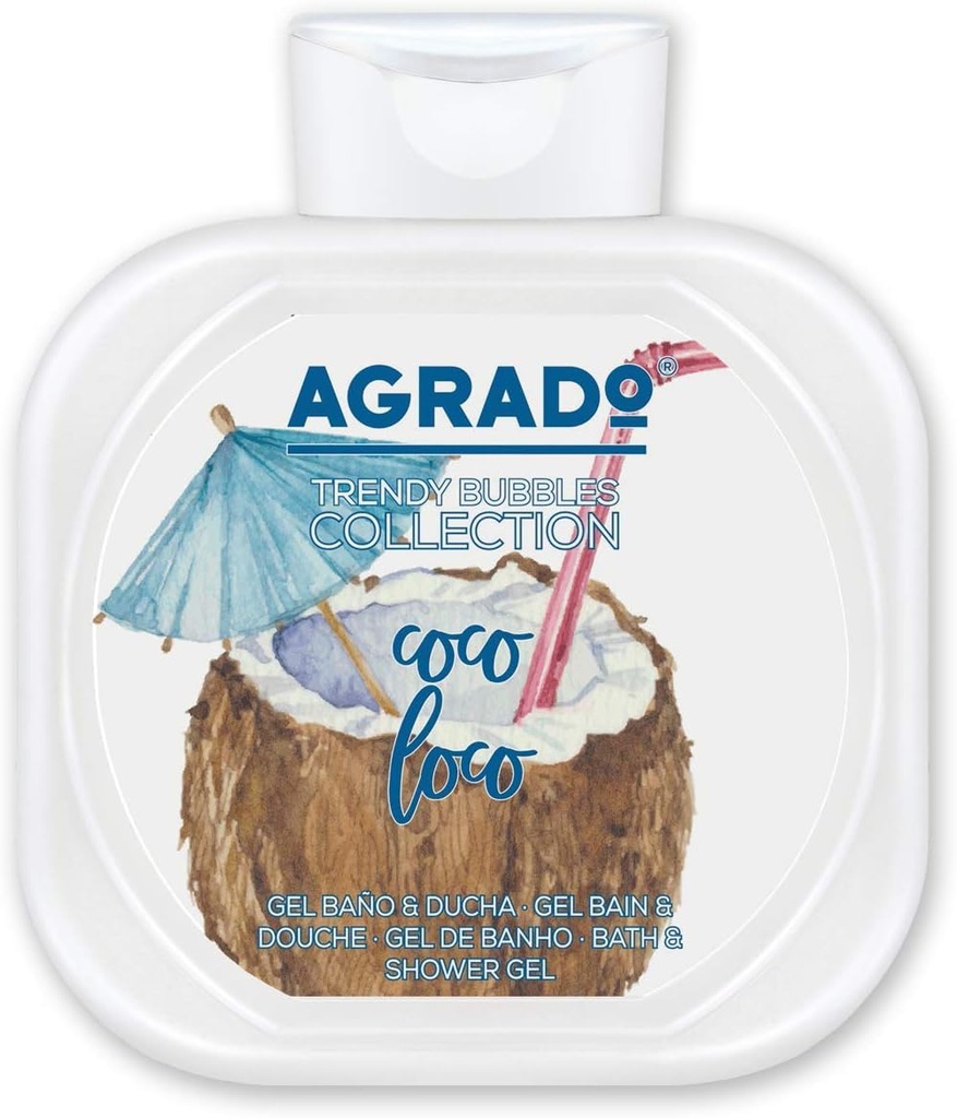 Agrado Coco Loco Bath And Shower Gel 750 Ml