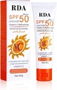 RDA Organic Vitamin C Sunscreen Cream Spf 50+ Pa++oil Free For High Instant Sun Protection, 1.7 Ounce