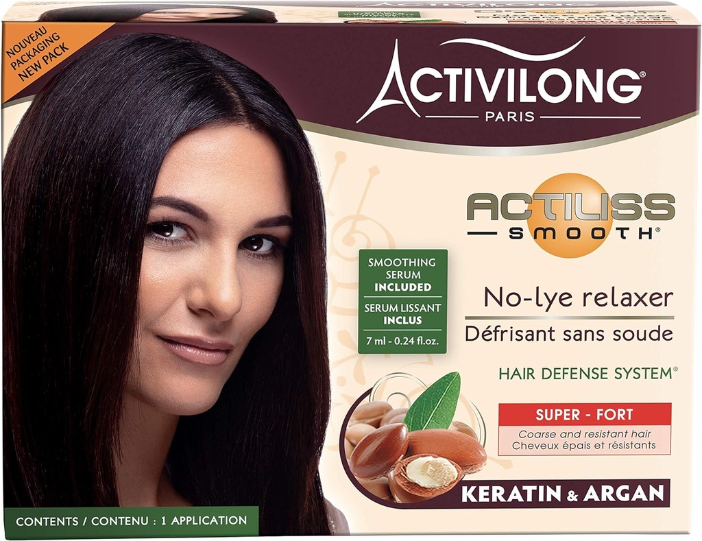 Activitoy Long Actiliss Smooth No-lye Relaxer Super Organic Argan And Keratin Fort
