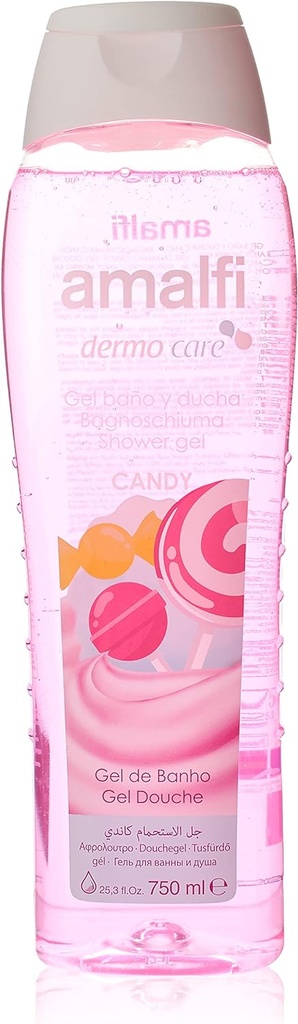 Amalfi Dermo Care Shower Gel, Candy, 750 Ml