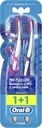 Oral-b 3d White Pro-flex Luxe, Medium Manual Toothbrush, 2 Count