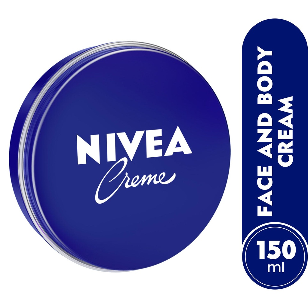 Nivea Creme Moisturising Cream Universal All Pourpose Face Body Hands Tin 150ml