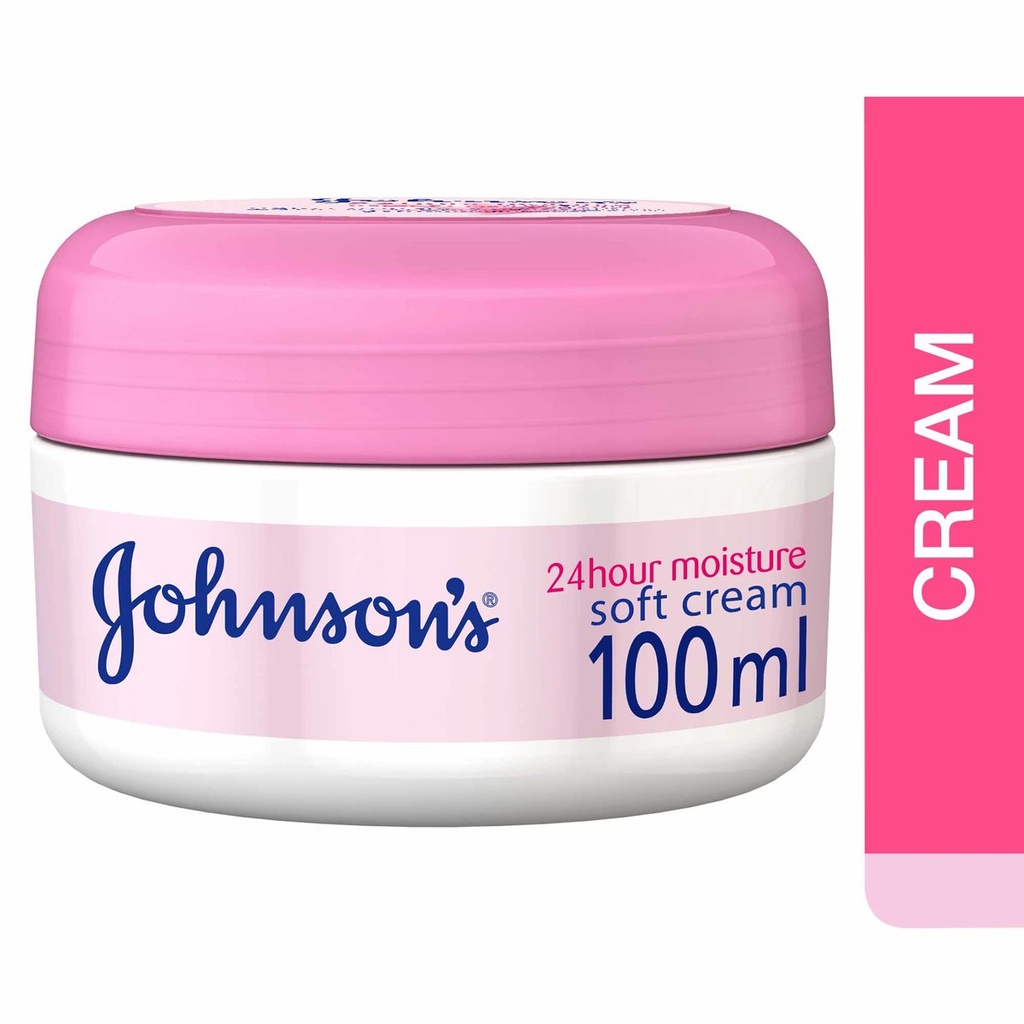 Johnson's Body Cream 24 Hour Moisture Soft 100ml