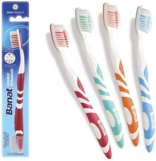 Banat Caredent Ortho Orta Toothbrush, Medium