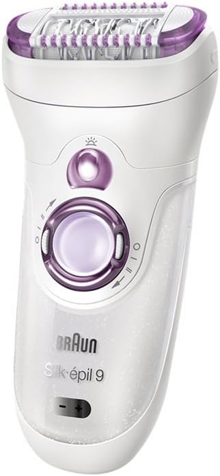 Braun Silk-epil 9 Skinspa 9-961e 4-in-1 Wet&dry Epilator And Exfoliation System + 12 Extras