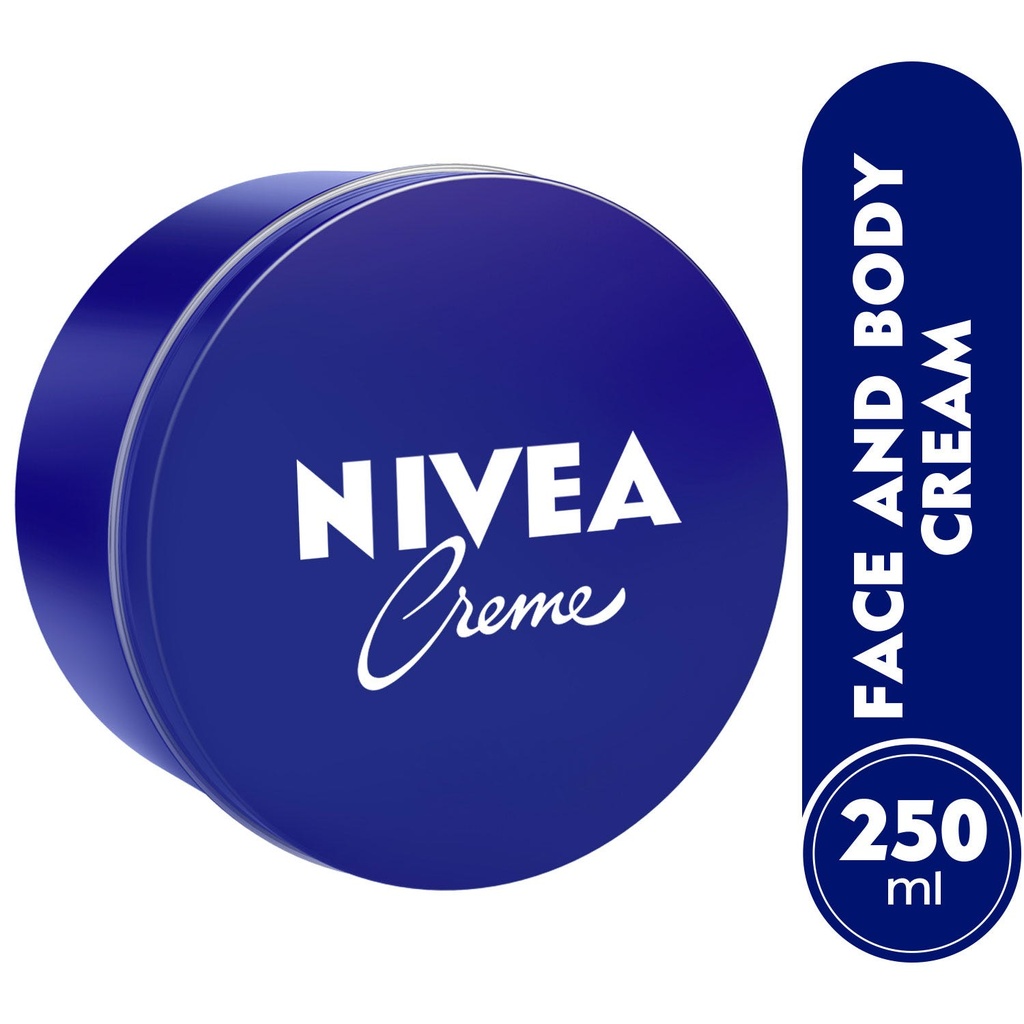 Nivea Creme Moisturising Cream Universal All Pourpose Face Body Hands Tin 250ml