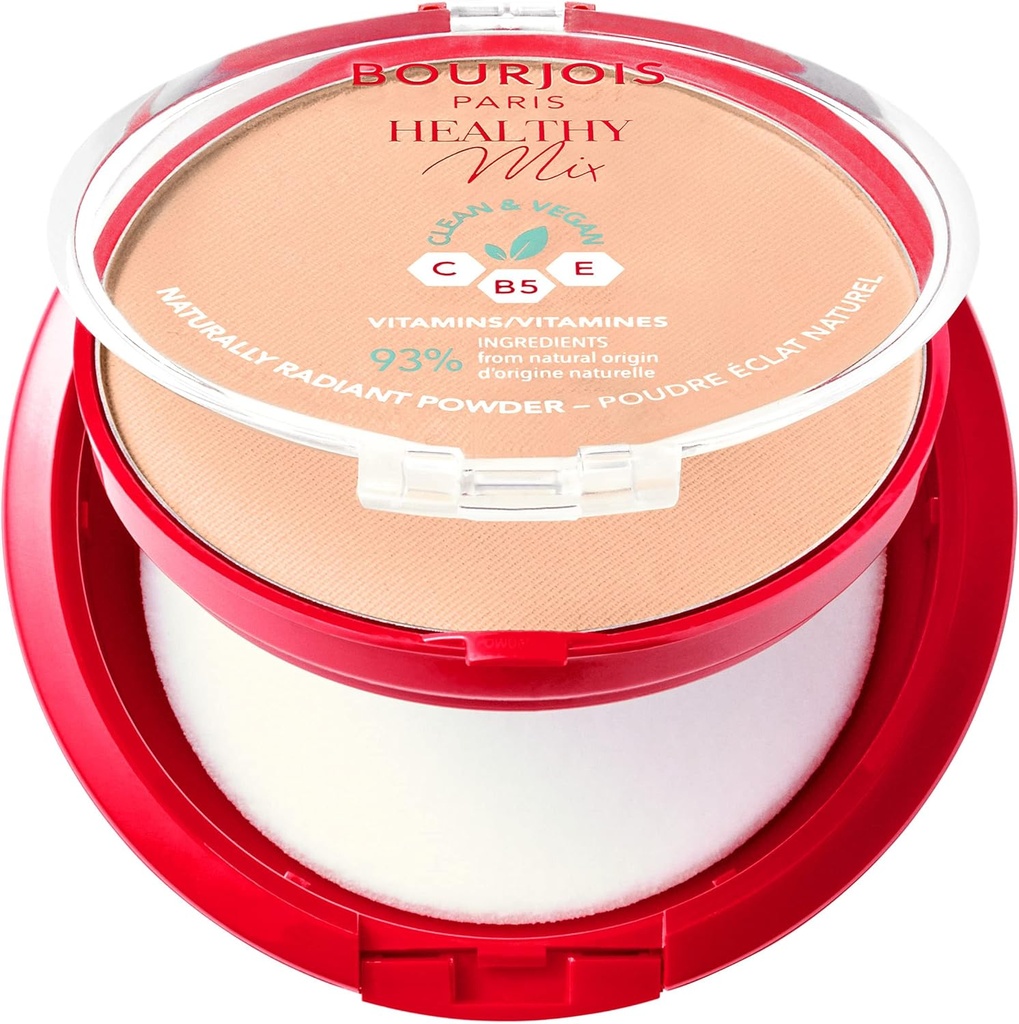 Bourjois Healthy Mix Clean Powder - 02 - Vanilla, 10g