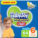 Babyjoy Culotte, Size 6, Junior Xxl, 16+ Kg, Jumbo Box, 64 Diaper Pants