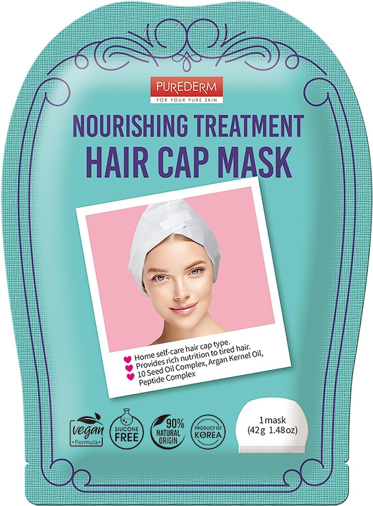 Purederm Nourishing Treatment Hair Cap Mask 42 G
