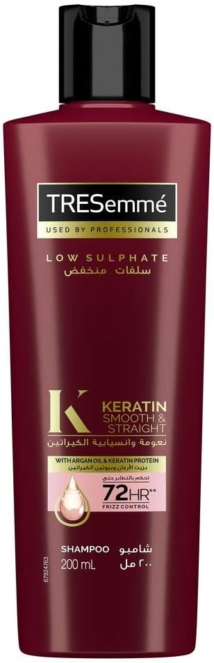 Tresemme Keratin Smooth Shampoo With Argan Oil For Dry & Frizzy Hair, 200ml