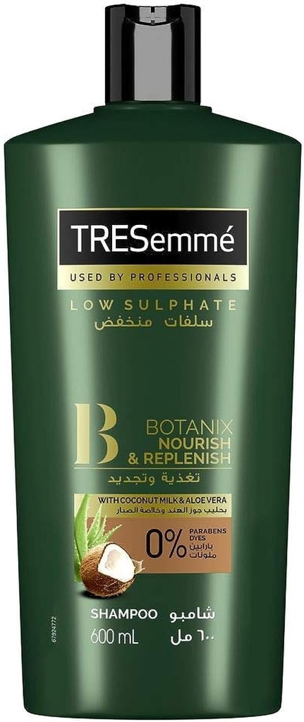 Tresemme Botanix Shampoo Nourish & Relenish 600ml