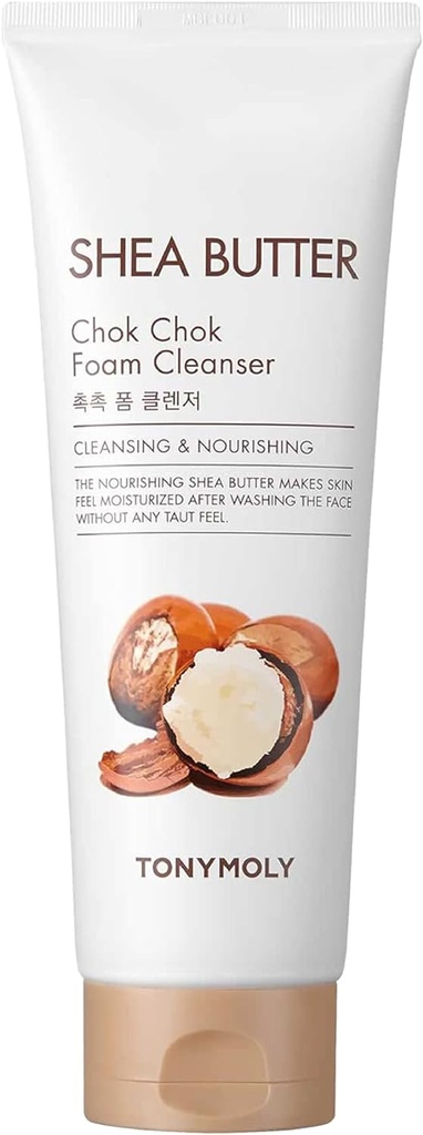 Tonymoly Shea Butter Chok Chok Foam Cleanser, 250 Ml