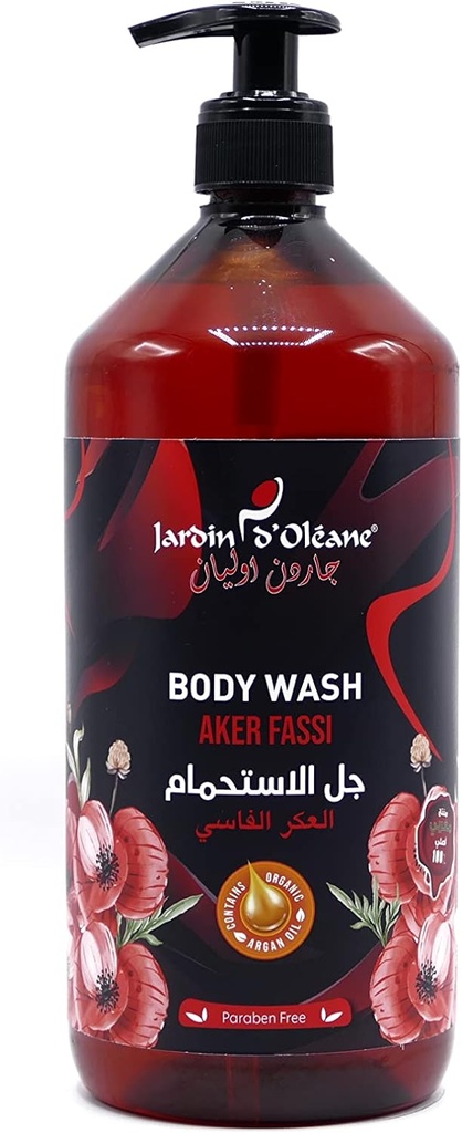 Jardin D'oleane Body Wash With Aker Fassi 1000ml