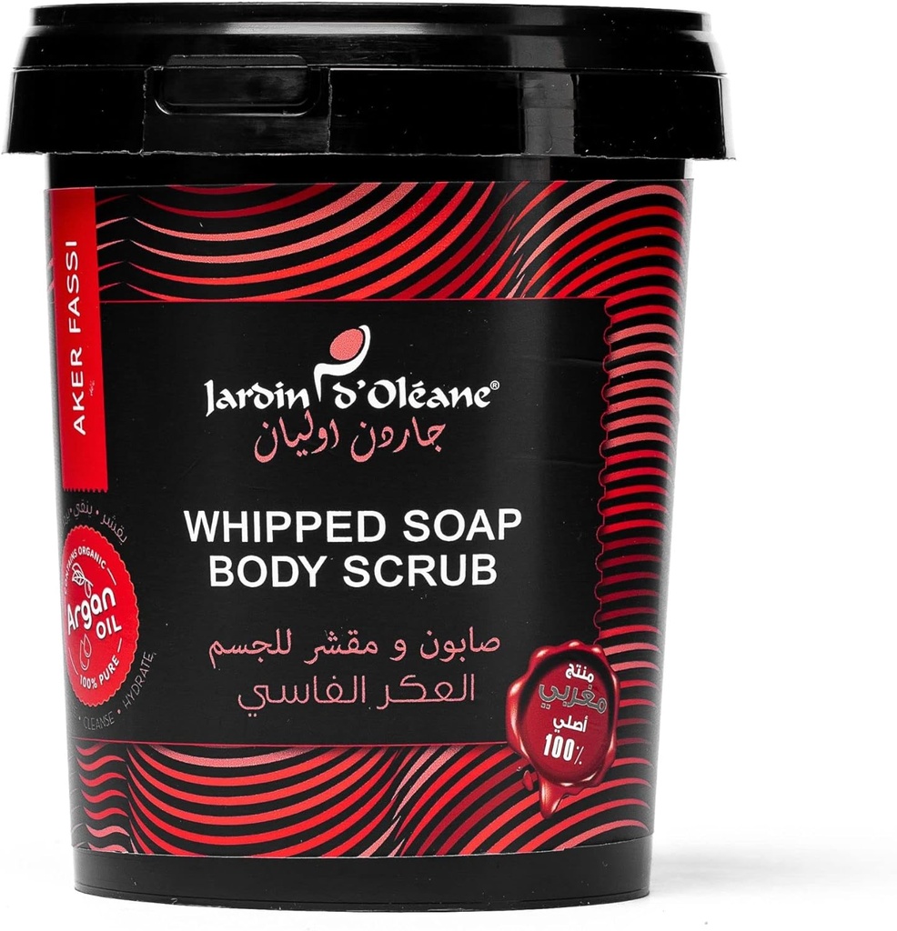Jardin D Oleane Wipped Soap Body Scrub Aker Fassi - 500g