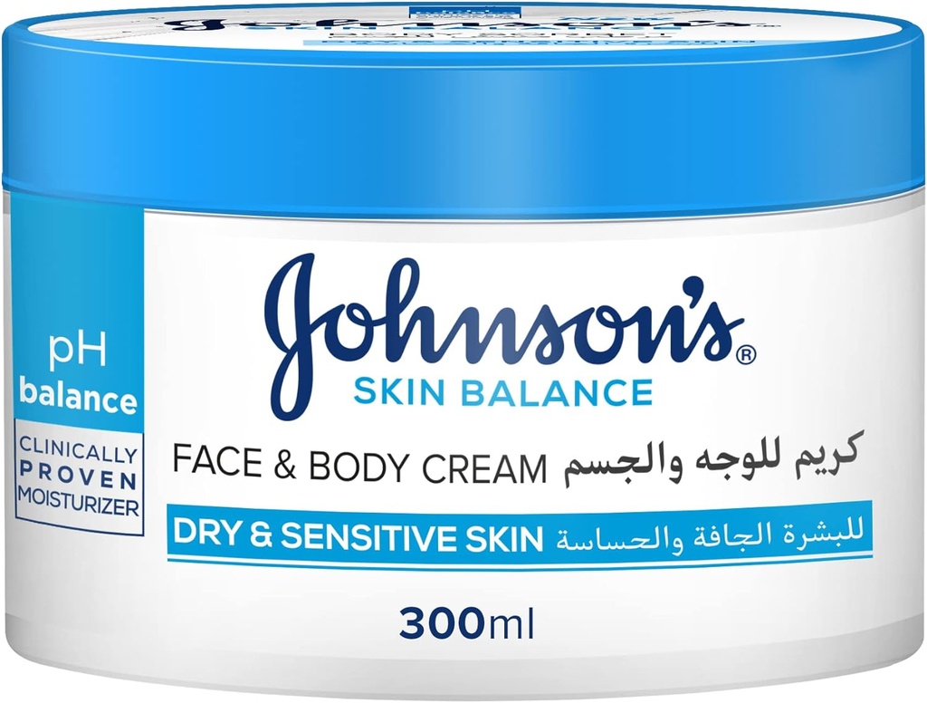 Johnson's Skin Balance Face And Body Cream 300ml