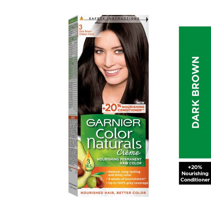 Garnier Color Naturals 3 Dark Brown Hair Color