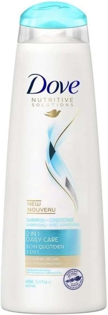 Dove Daily Care 2-in-1 Shampoo And Conditioner 400 Ml