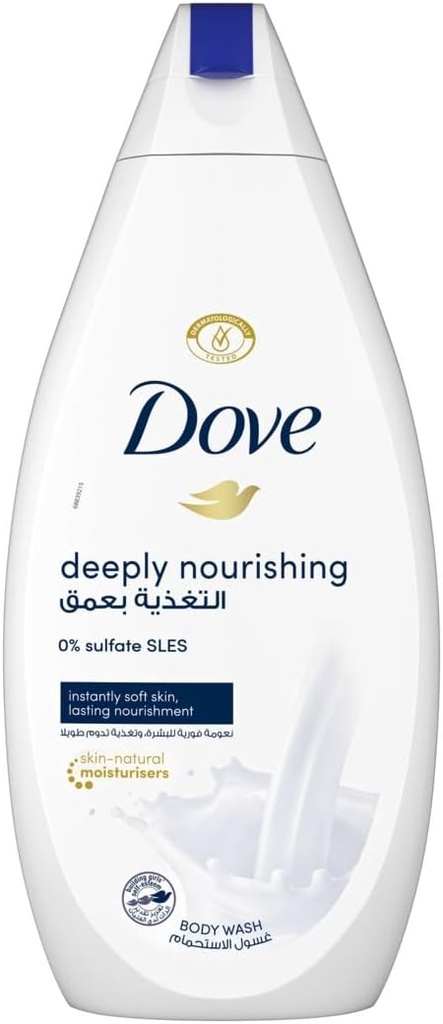 Dove Deeply Nourishing Body Wash, 500ml