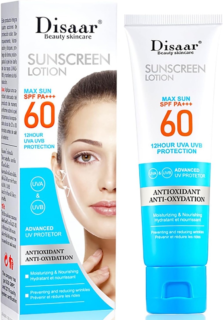 Disaar Beauty Sunscreen Lotion Spf SPA ++ 60 