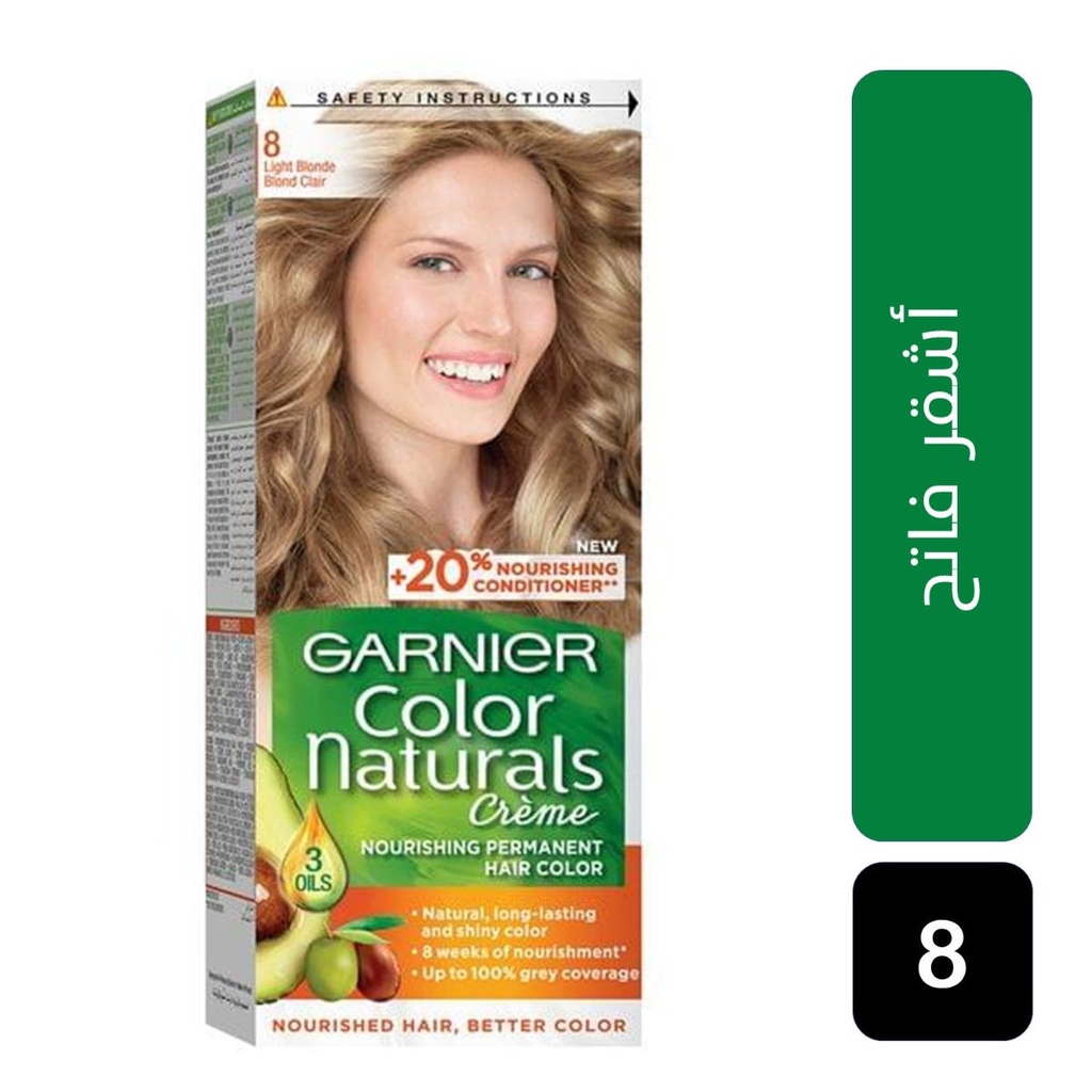 Garnier Color Naturals 8 Light Blonde Haircolor