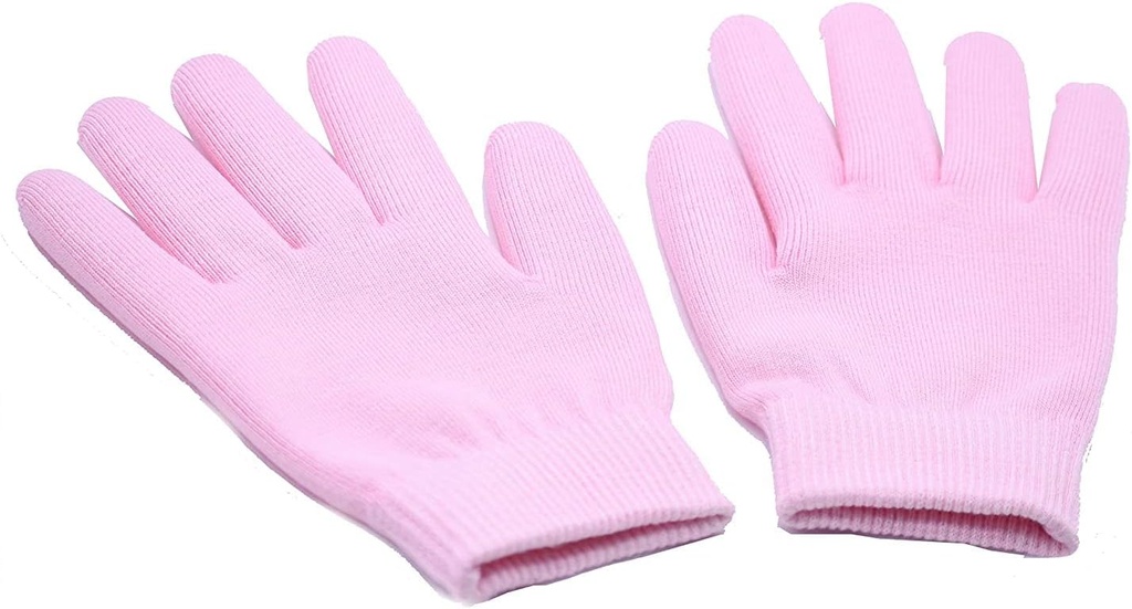 Moisturizing Spa Gel Gloves With Jojoba Oil, Olive Oil, Vitamin E, Rose Oil