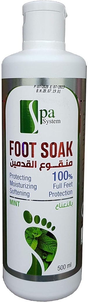 Spa System Foot Soak Mint 500ml