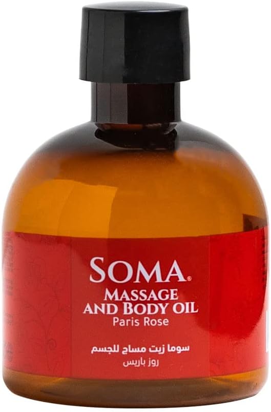 Soma Massage And Body Oil 17oz Rose Paris