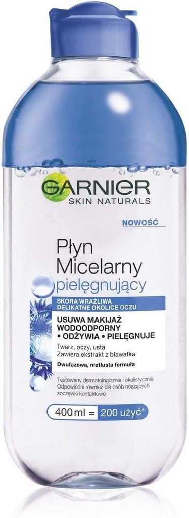 Garnier Micellar Water with Corn flower Extract 400 ml