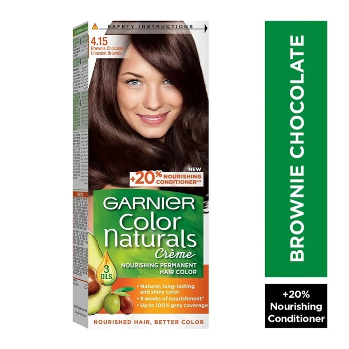 Garnier Color Naturals 4.15 Brownie Chocolate Hair Color 112 ml