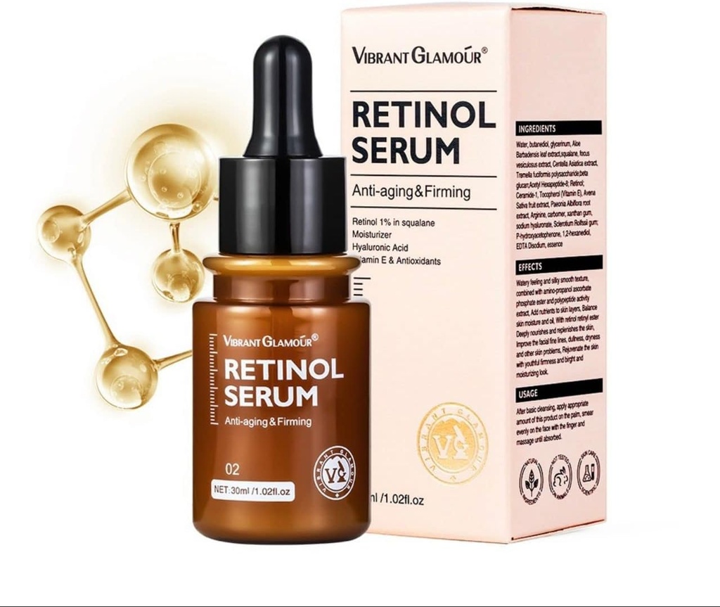 Miracle Retinol Anti-wrinkle Serum, Anti Aging, Collagen Firming Serum, Melasma Lightening Anti-wrinkle Cream, Skin Tightening Lifting Hydrating