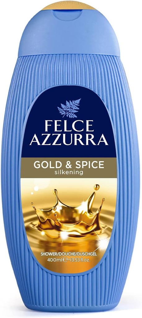 Felce Azzurra Shower Gel - Gold & Spices 400 Ml