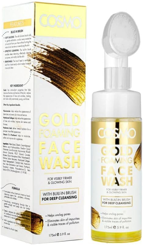 Cosmo Gold Foaming Face Wash - 175ml