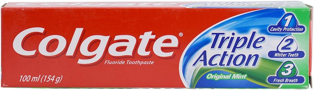 Colgate Toothpaste Triple Action Original Mint(d)