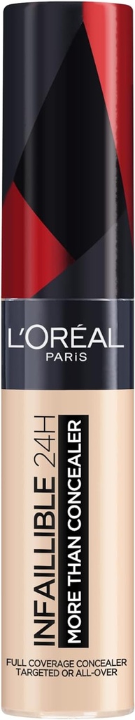 L'oreal Paris Infallible 24h More Than Concealer, Full-coverage, Longwear And Matte Finish, 320 Porcelain