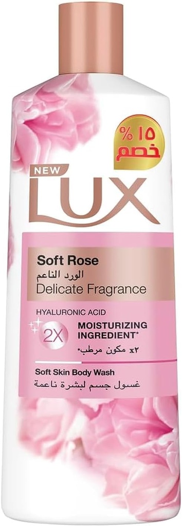 Lux Shower Gel Soft Rose 500ml Promo