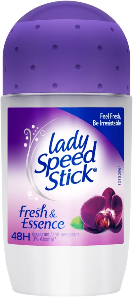 Lady Speed Stick, Fresh Essence, Antiperspirant Deodorant, Aloe Soothing Black Orchid, Roll-on, 50ml