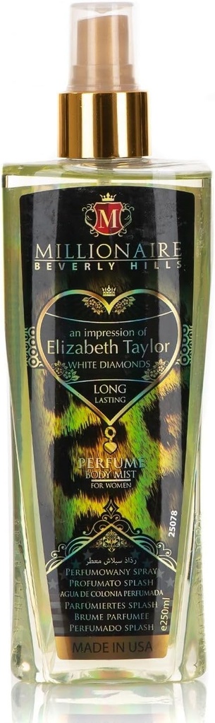 Millionaire Body Spray 250ml Elizabeth Taylormillionaire-splsh-250ml-elizabeth-taylor