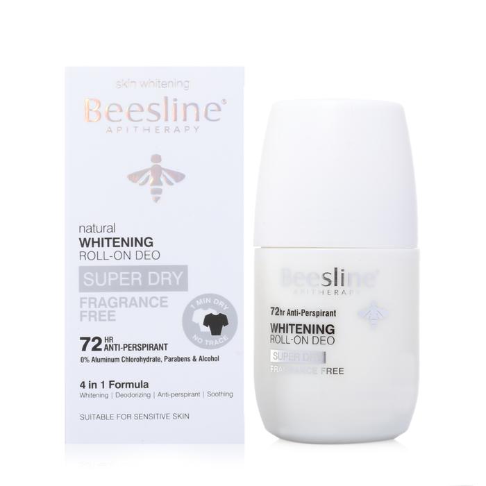 Beesline Super Dry Fragrance Free Whitening Roll-on Deo For Women 50 ml