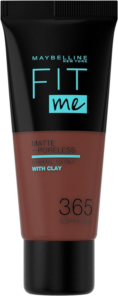Maybelline New York Fit Me Matte And Poreless Foundation, 365 Espresso